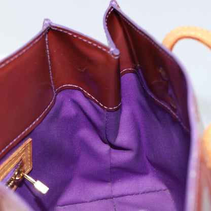 Louis Vuitton Reade Handbag Monogram Vernis, PURPLE, PATENT_LEATHER, Handbag