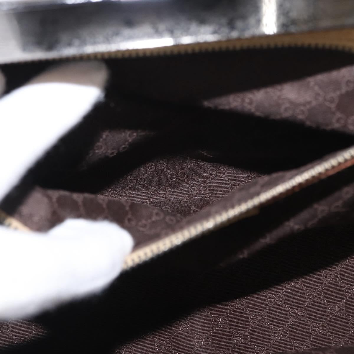 Gucci Vintage Handbag Leather, BEIGE, LEATHER, Handbag