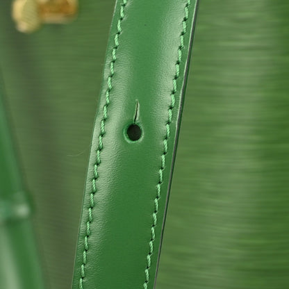 Louis Vuitton Cluny Shoulder Bag Epi Leather, GREEN, LEATHER, Shoulder bag