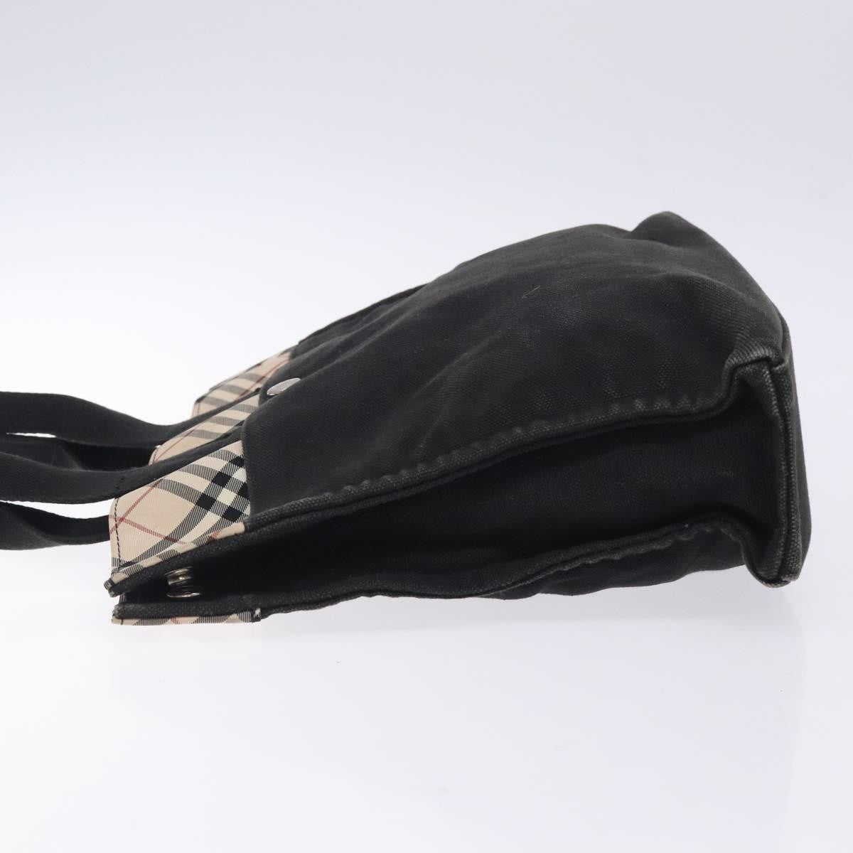 Burberry Nova Check Tote canvas check pattern, BLACK, CANVAS, Tote bag