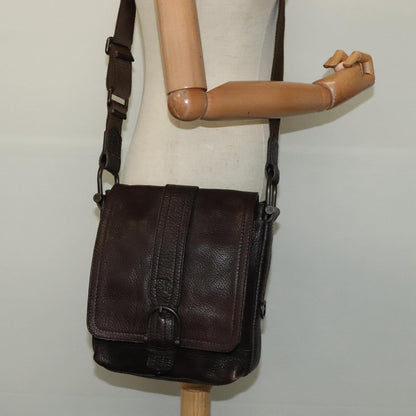 Burberry Vintage Shoulder Bag Leather, BROWN, LEATHER, Shoulder bag