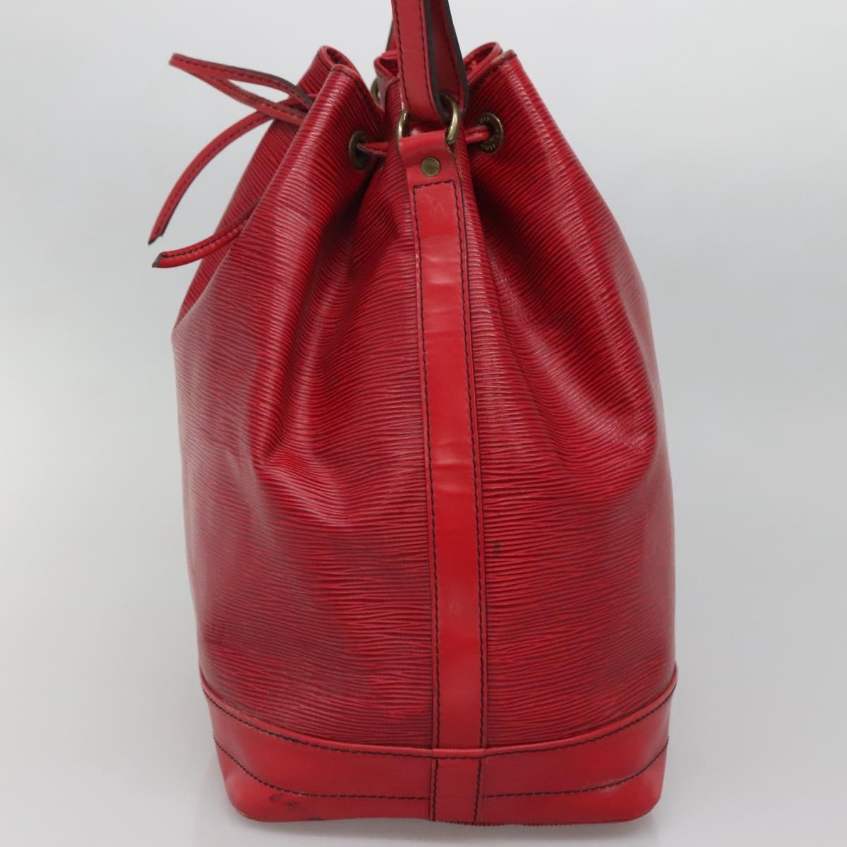 Louis Vuitton Noe Handbag Epi Leather, RED, LEATHER, Handbag