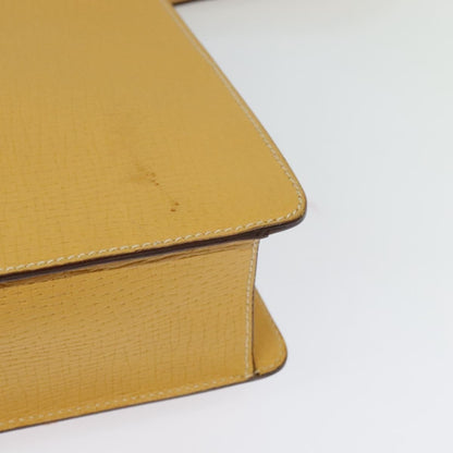 Loewe Barcelona Shoulder Bag Leather, YELLOW, LEATHER, Shoulder bag