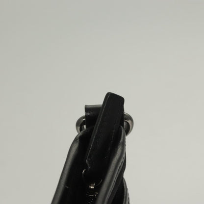 Burberry Front Pocket Messenger Bag Haymarket Canvas, BLACK, CANVAS, Shoulder bag