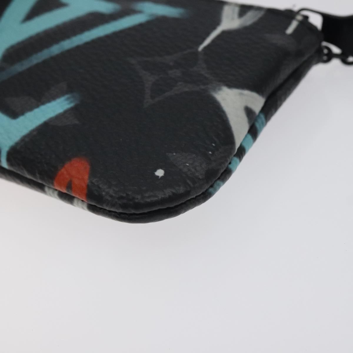 Louis Vuitton Pochette Clés Monogram Canvas, BLACK, CANVAS, Wallets