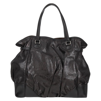 Gucci Full Moon Tote Guccissima Leather, BLACK, LEATHER, Shoulder bag