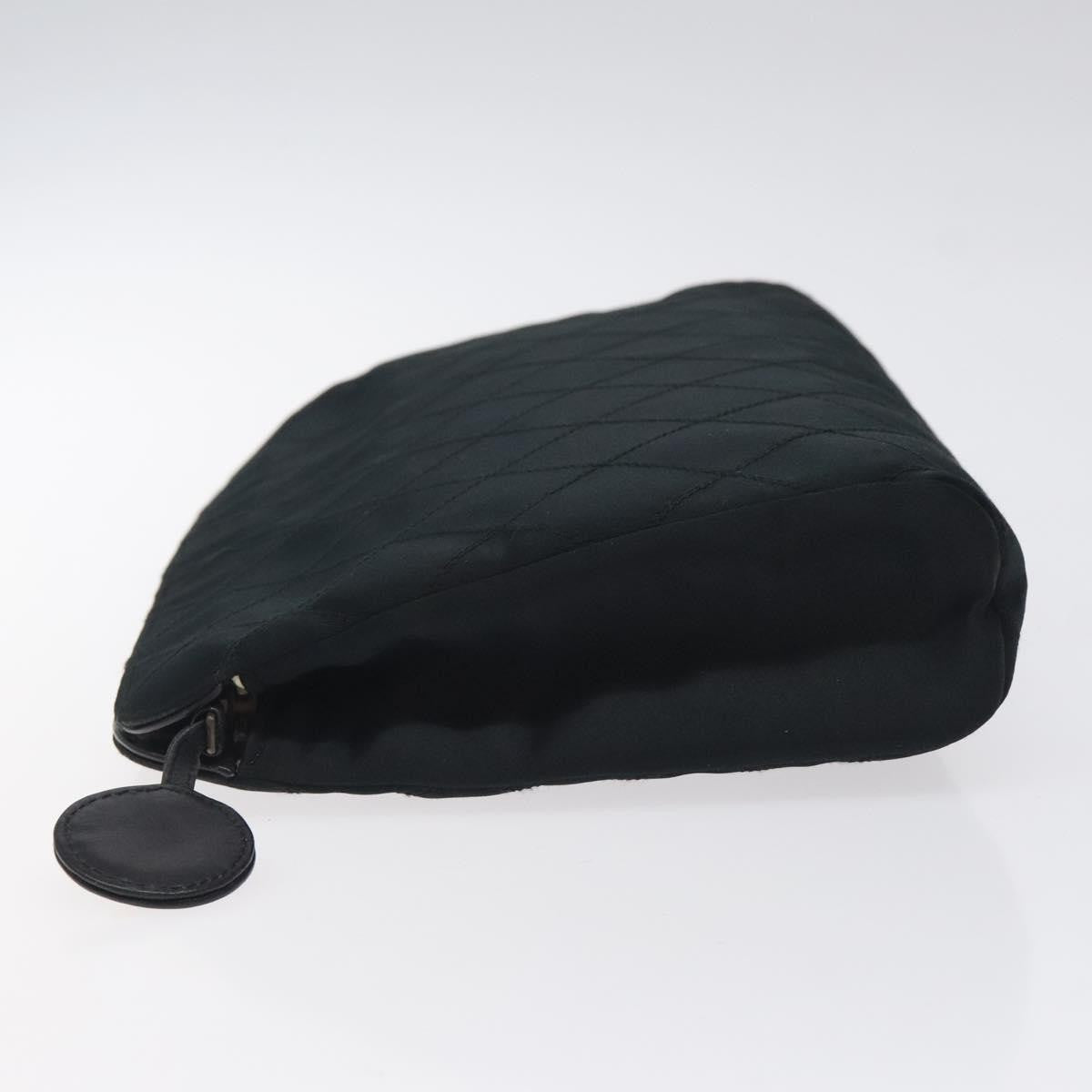 Chanel Vintage Clutch Silk, BLACK, SATIN, Clutche & pouche