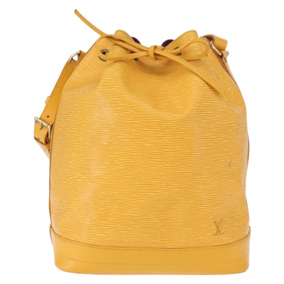 Louis Vuitton Noe Handbag Epi Leather, YELLOW, LEATHER, Shoulder bag