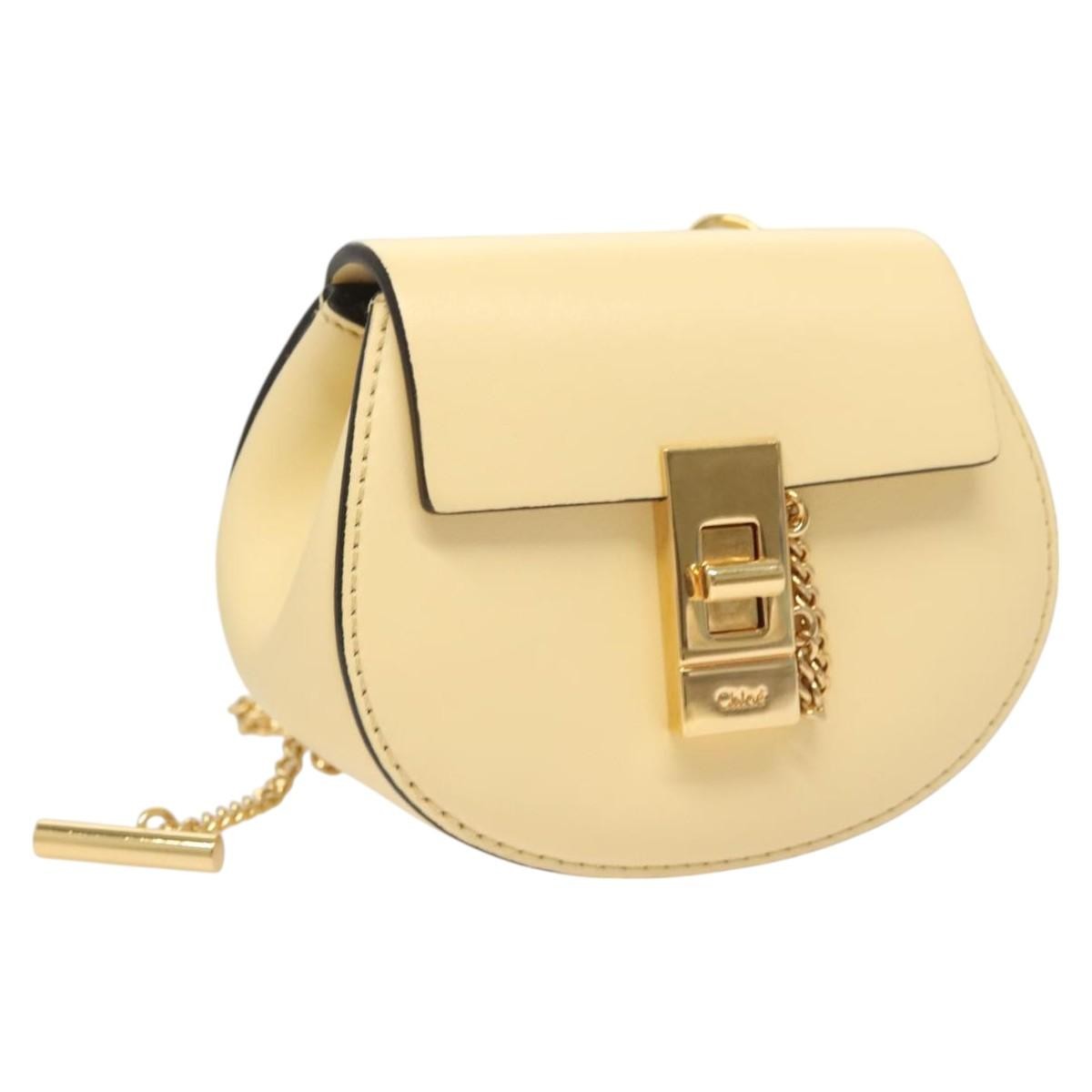Chloe Drew Crossbody Backpack Leather, BEIGE, LEATHER, Backpack