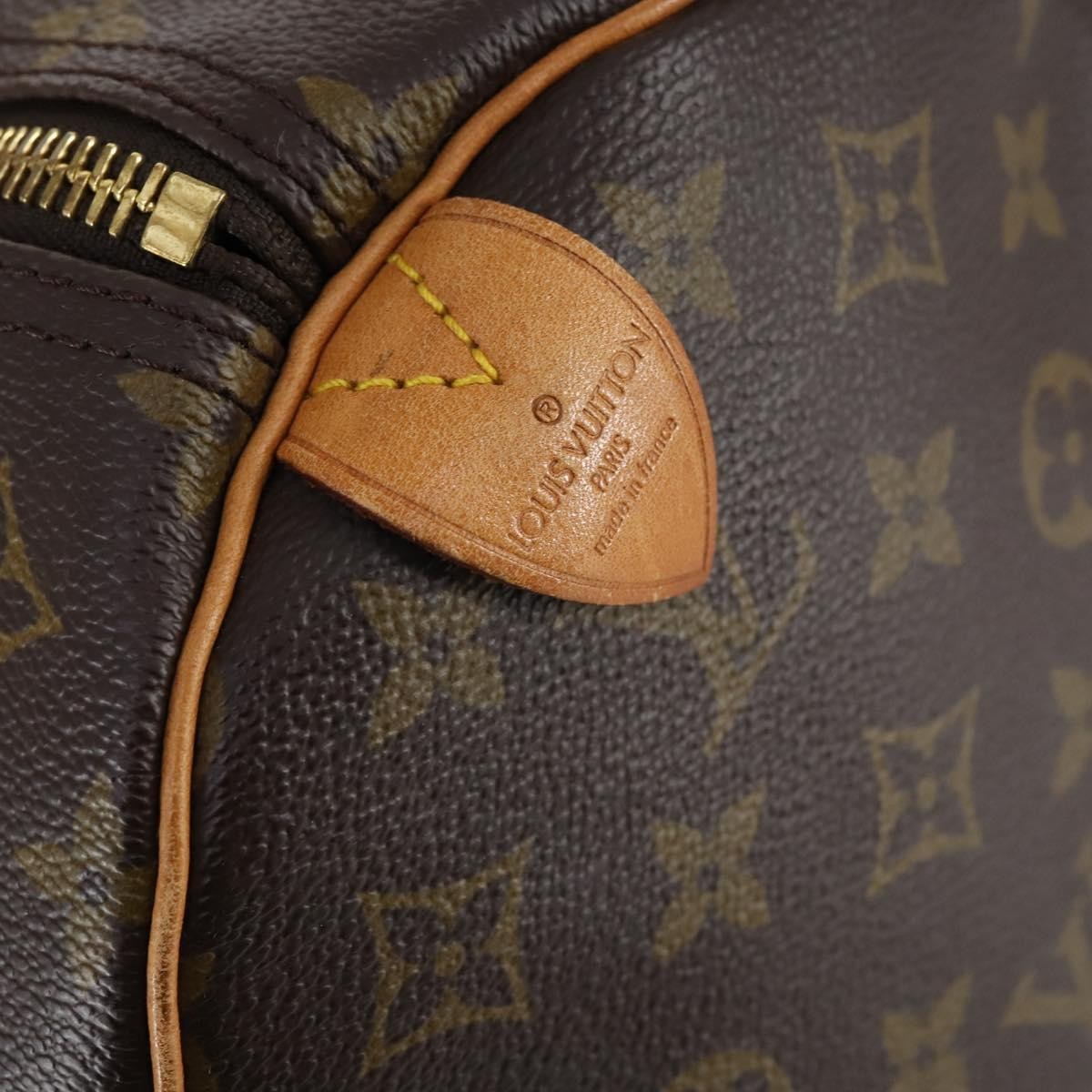 Louis Vuitton Keepall Bag Monogram Canvas, BROWN, CANVAS, Travel bag