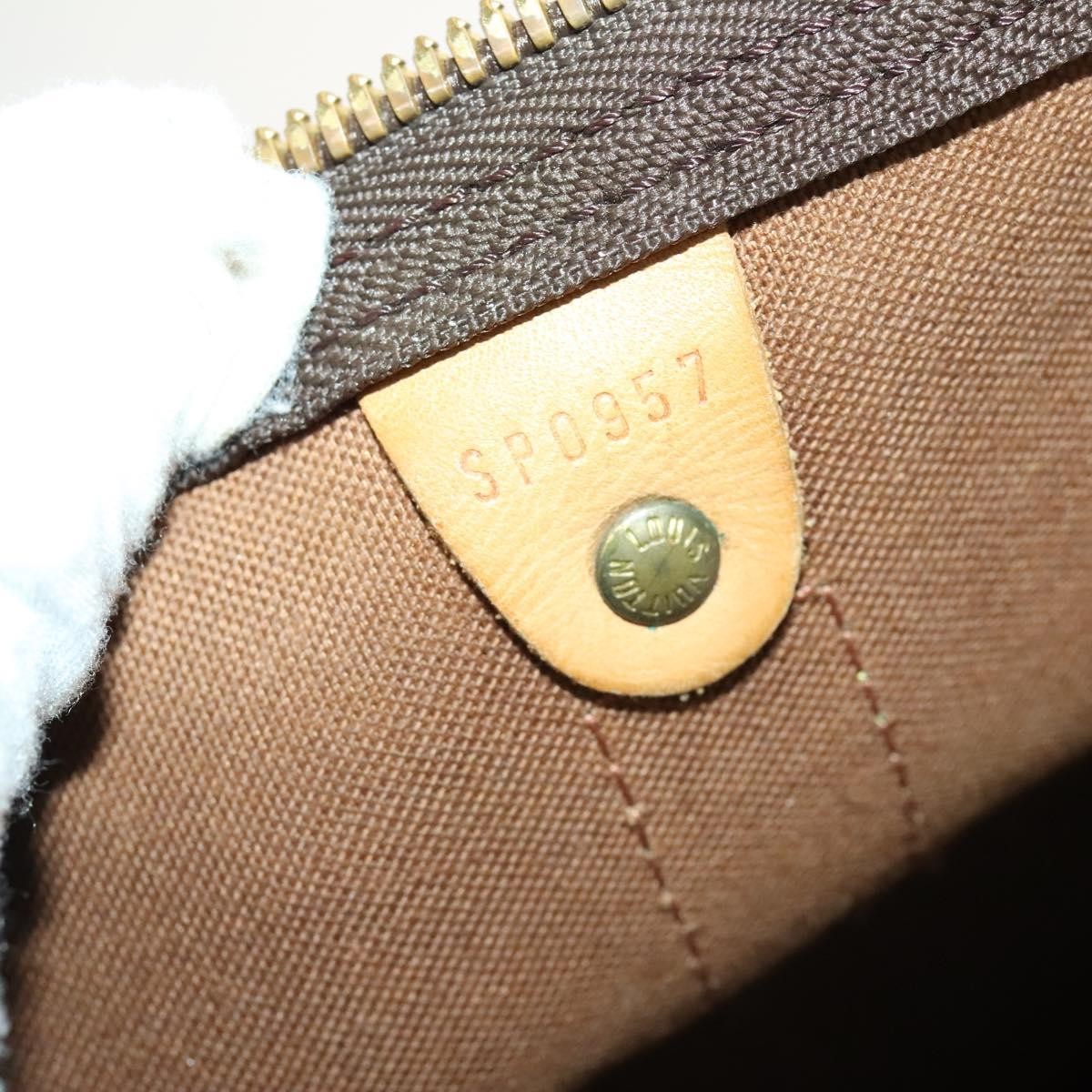 Louis Vuitton Keepall Bag Monogram Canvas, BROWN, CANVAS, Travel bag