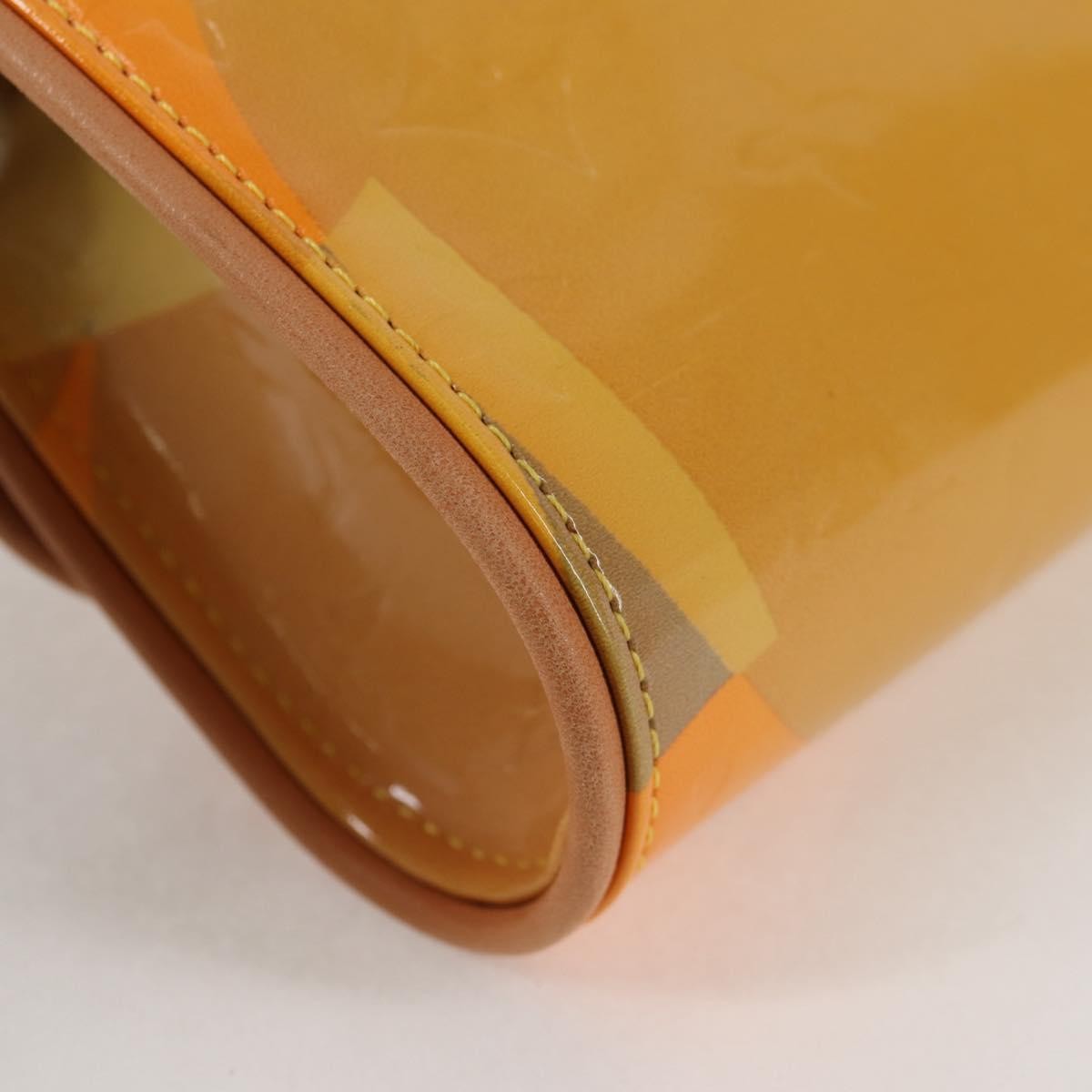 Louis Vuitton Fleurs Pochette Printed Monogram Vernis, YELLOW, PATENT_LEATHER, Shoulder bag