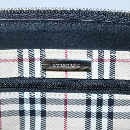 Burberry Vintage Handbag Leather, BLACK, LEATHER, Handbag