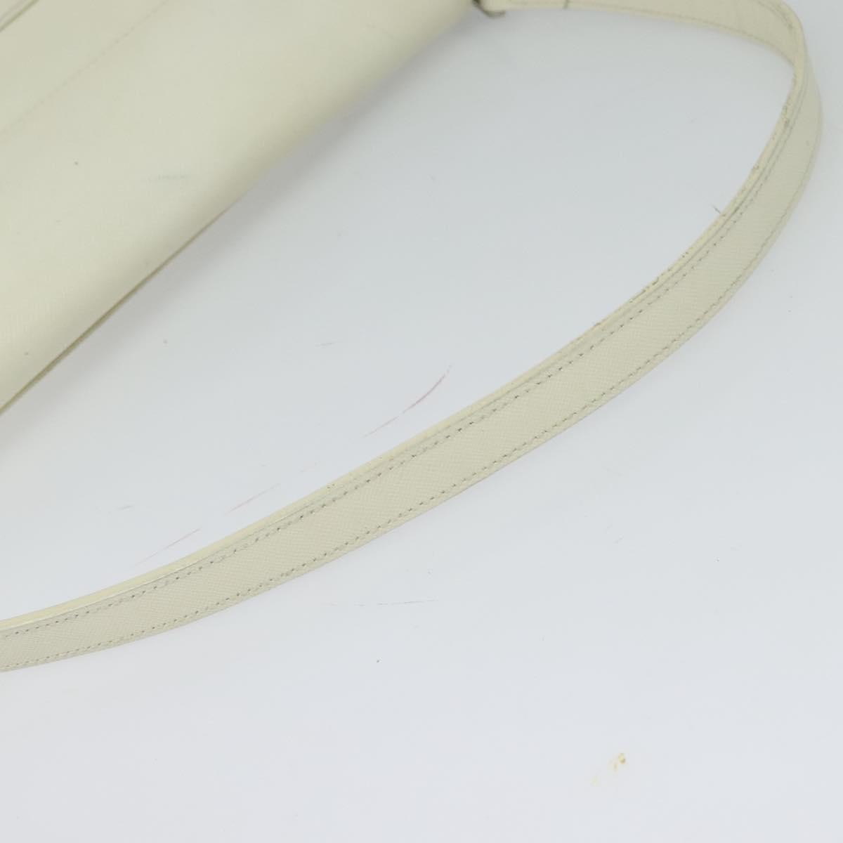 Burberry Flap Shoulder Bag Leather, WHITE, LEATHER, Shoulder bag