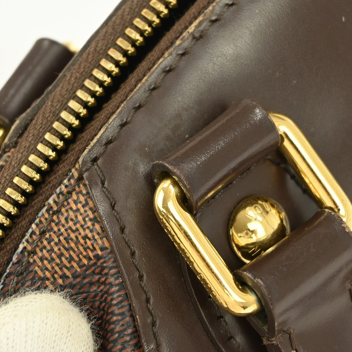 Louis Vuitton Verona Handbag Damier, BROWN, CANVAS, Handbag