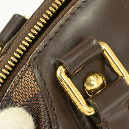 Louis Vuitton Verona Handbag Damier, BROWN, CANVAS, Handbag