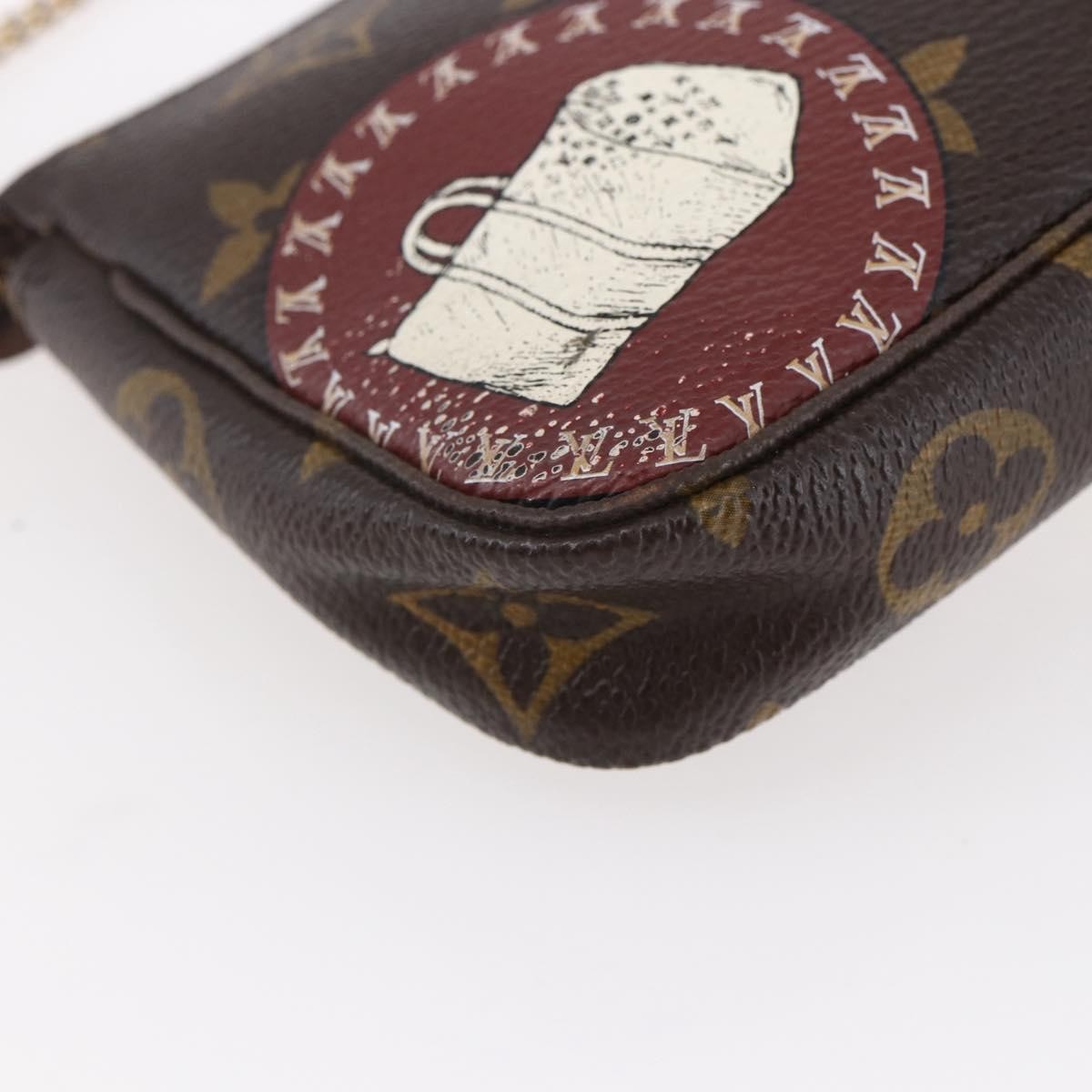 Louis Vuitton Pochette Accessoires Limited Edition Monogram Canvas, BROWN, CANVAS, Clutche & pouche