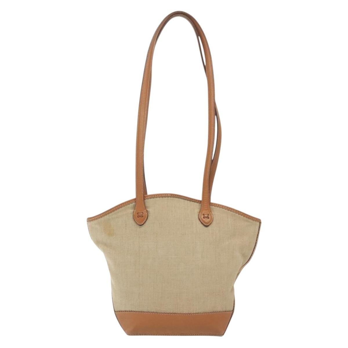 Loewe Vintage Shoulder Bag Canvas, BEIGE, CANVAS, Shoulder bag