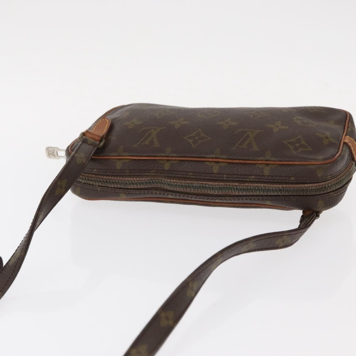 Louis Vuitton Pochette Marly Bandouliere Bag Monogram Canvas, BROWN, CANVAS, Shoulder bag