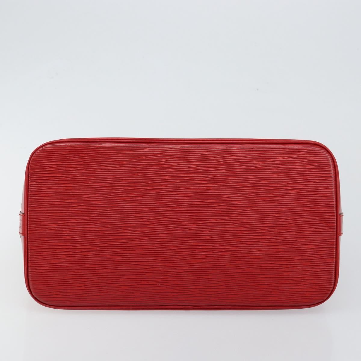 Louis Vuitton Alma Handbag Epi Leather, RED, LEATHER, Handbag