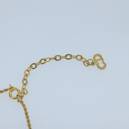 Christian Dior CD Pendant Necklace Metal, GOLD, METAL, Necklace