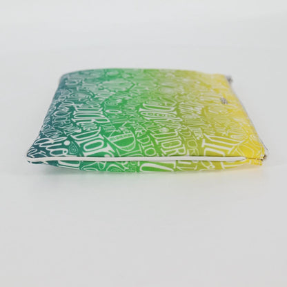 Christian Dior Pouch Stussy Nylon, YELLOW, NYLON, Clutche & pouche