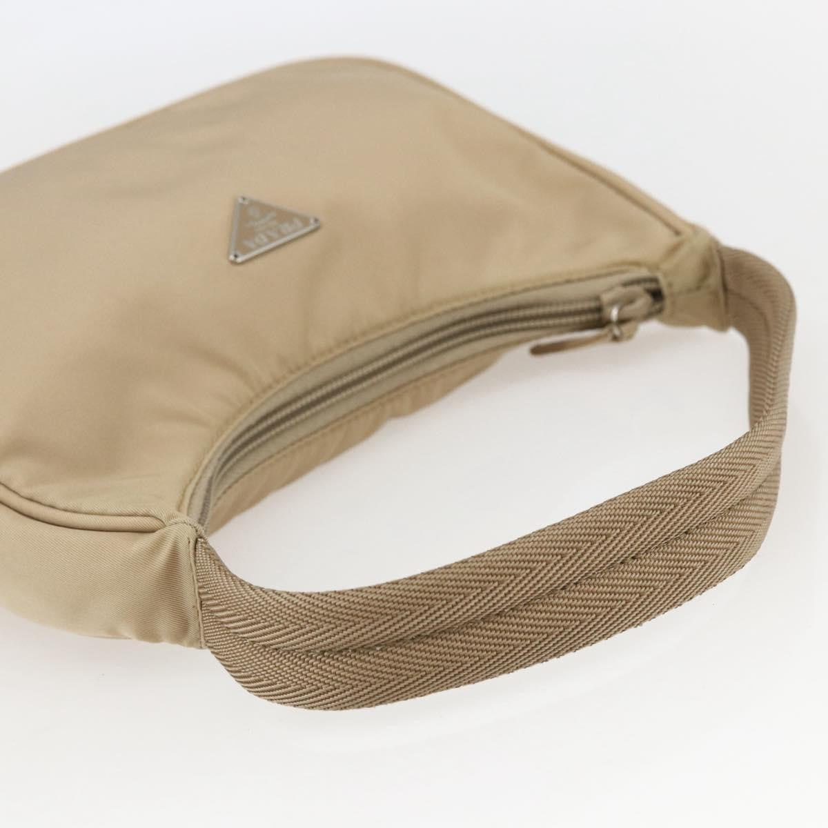 Prada Hobo Tessuto, BEIGE, NYLON, Handbag