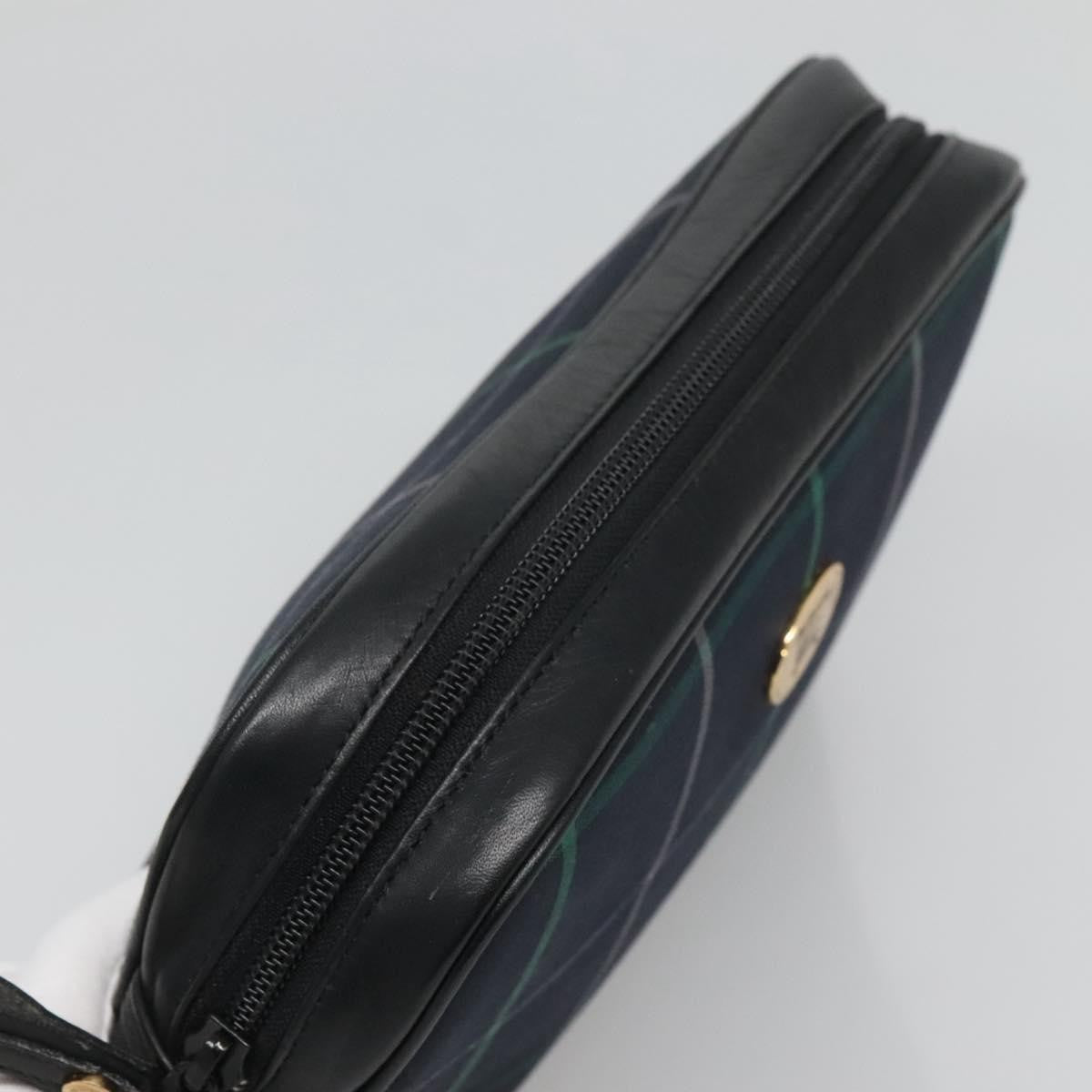 Burberry Nova check Pochette Canvas, NAVY, CANVAS, Clutche & pouche