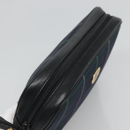 Burberry Nova check Pochette Canvas, NAVY, CANVAS, Clutche & pouche