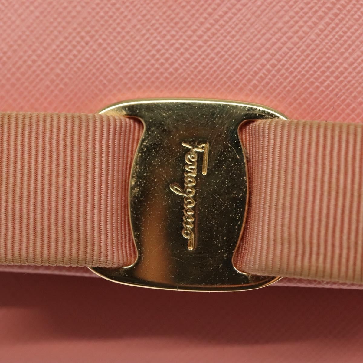 Salvatore Ferragamo Ginny Crossbody Bag Leather, PINK, LEATHER, Shoulder bag