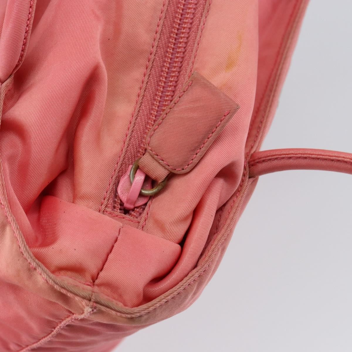 Prada Vintage Zip Tote Tessuto, PINK, NYLON, Tote bag