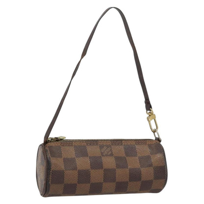 Louis Vuitton Papillon Pochette Damier, BROWN, CANVAS, Clutche & pouche