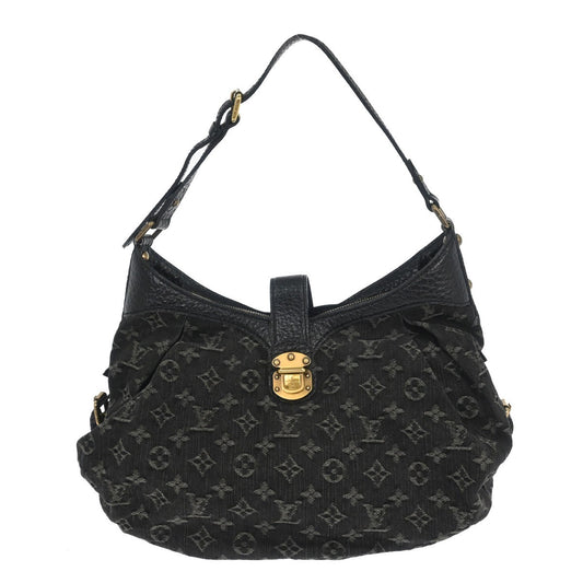 Louis Vuitton XS Hobo Denim, BLACK, DENIM_JEANS, Shoulder bag