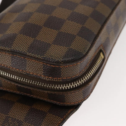 Louis Vuitton Geronimos Waist Bag Damier, BROWN, CANVAS, Shoulder bag