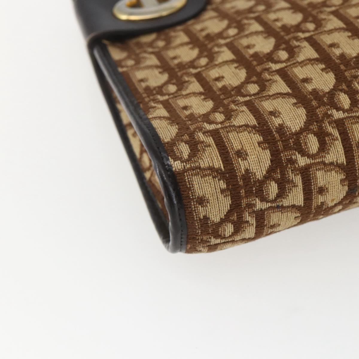 Christian Dior Vintage CD trotter Shoulder bag Canvas, BEIGE, CANVAS, Shoulder bag