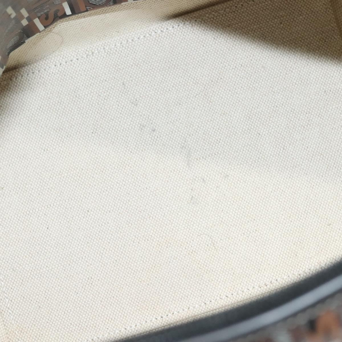 Salvatore Ferragamo Vintage Handbag Canvas, BROWN, CANVAS, Handbag