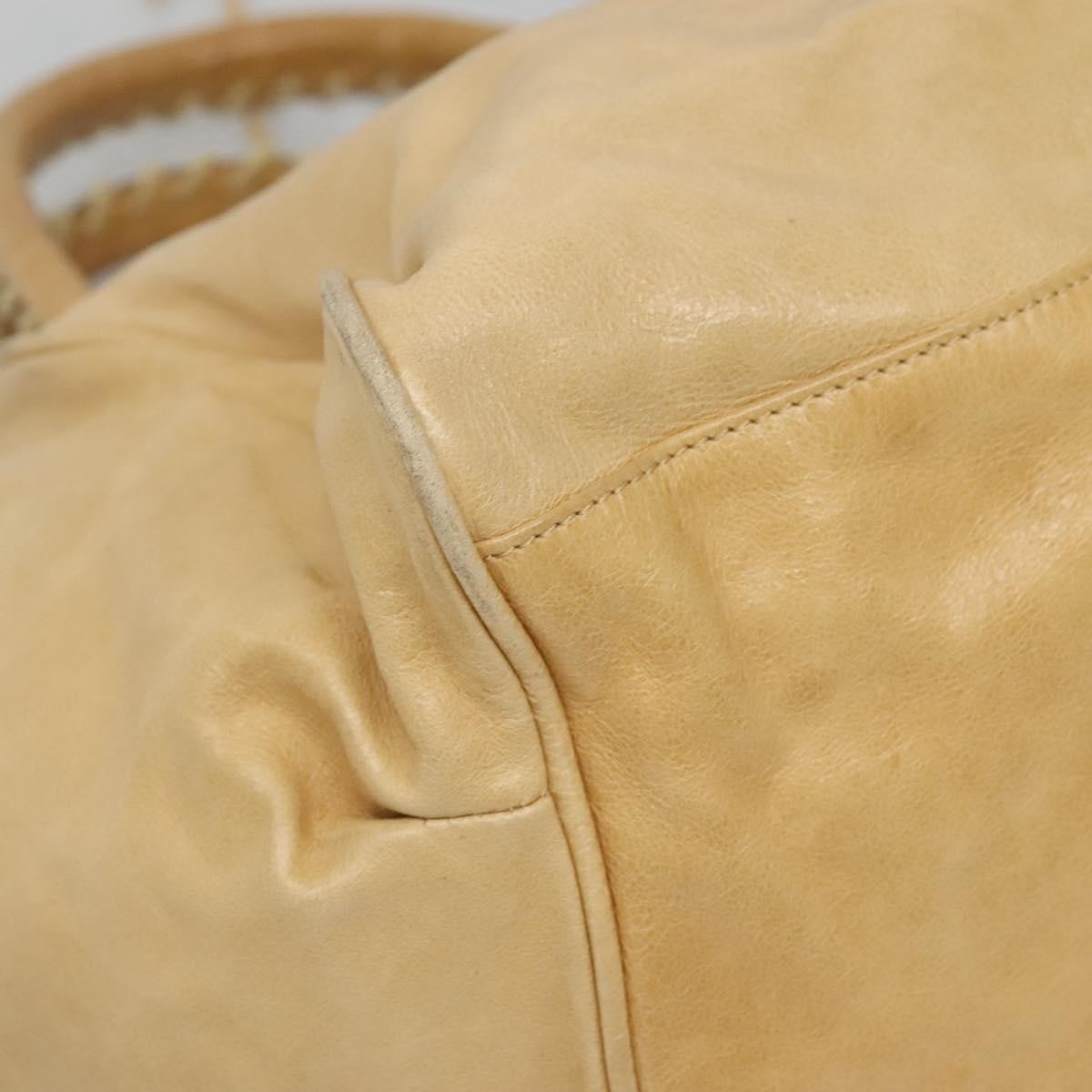 Balenciaga Classic Studs Sunday Tote Leather, BEIGE, LEATHER, Tote bag