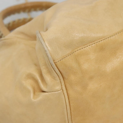 Balenciaga Classic Studs Sunday Tote Leather, BEIGE, LEATHER, Tote bag