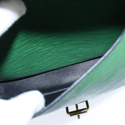 Louis Vuitton Cartouchiere Handbag Epi Leather, GREEN, LEATHER, Shoulder bag