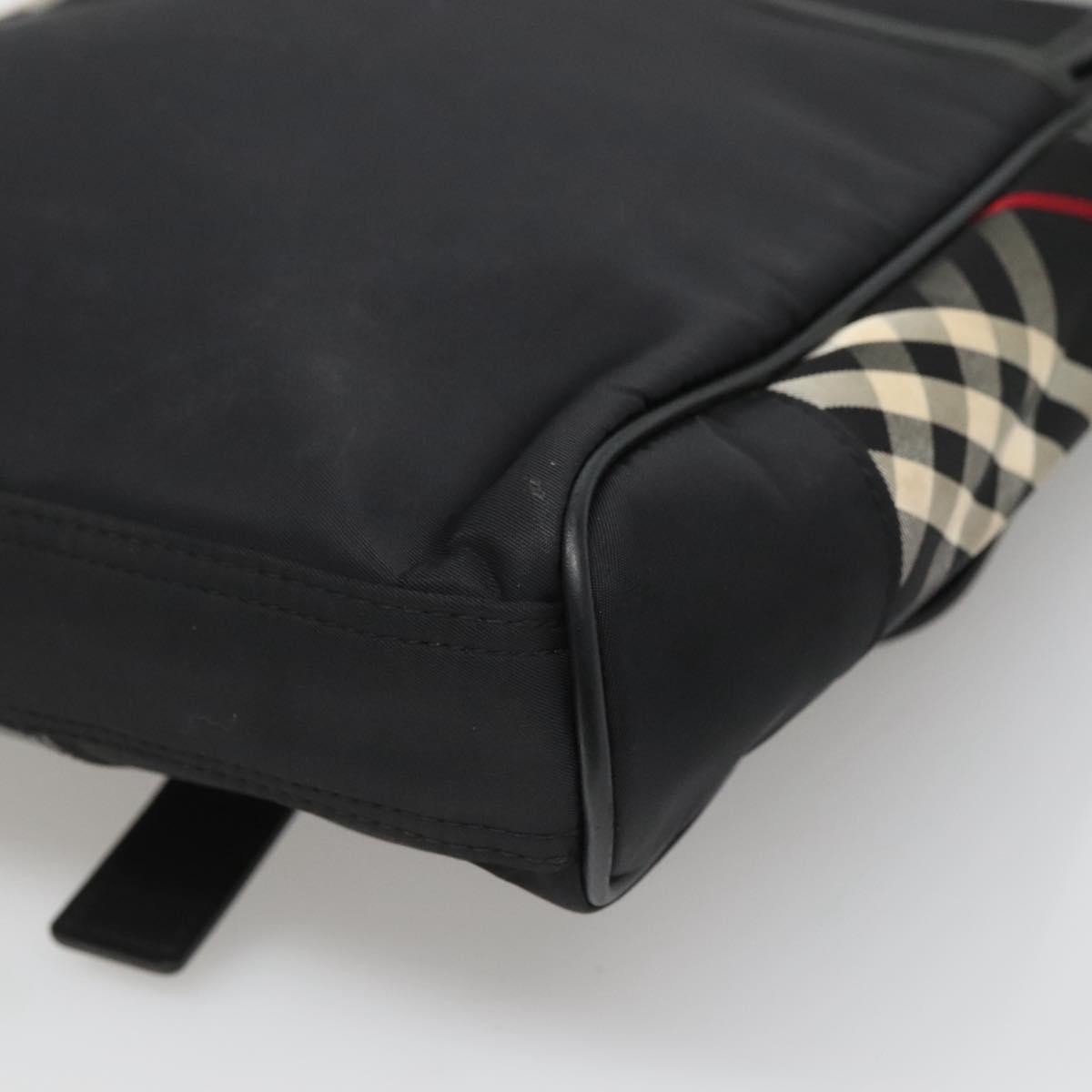 Burberry Vintage Crossbody Bag Nylon, BLACK, NYLON, Shoulder bag