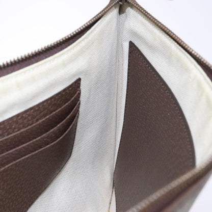 Gucci GG Marmont Pouch Coated Canvas, BEIGE, PVC, Clutche & pouche