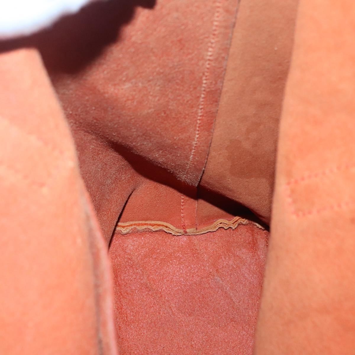 Prada Vintage Tote Leather, Orange, Leather, Tote Bag