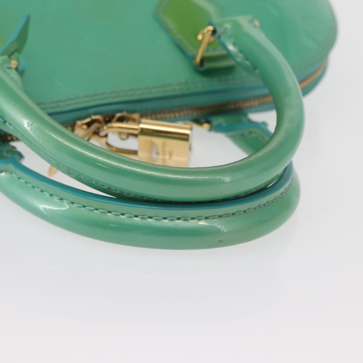 Louis Vuitton Alma Handbag Patent Leather, BLUE, PATENT_LEATHER, Handbag