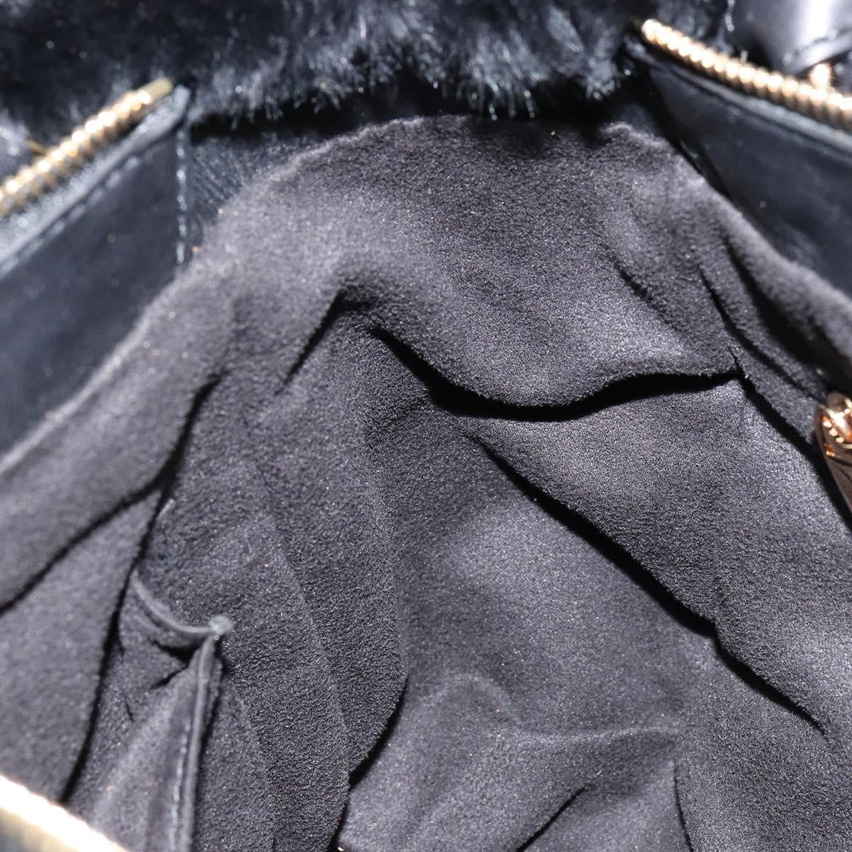 Salvatore Ferragamo Vala Handbag Suede, BLACK, SUEDE, Handbag