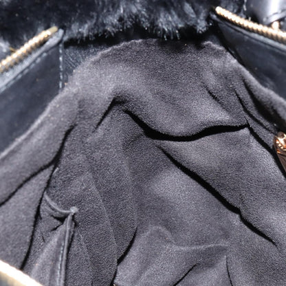 Salvatore Ferragamo Vala Handbag Suede, BLACK, SUEDE, Handbag