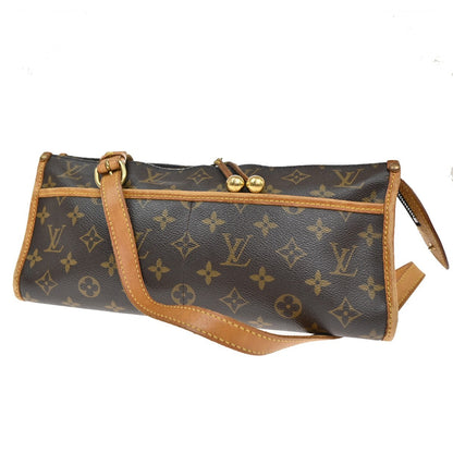 Louis Vuitton Popincourt Shoulder Bag Monogram Canvas, BROWN, CANVAS, Shoulder bag
