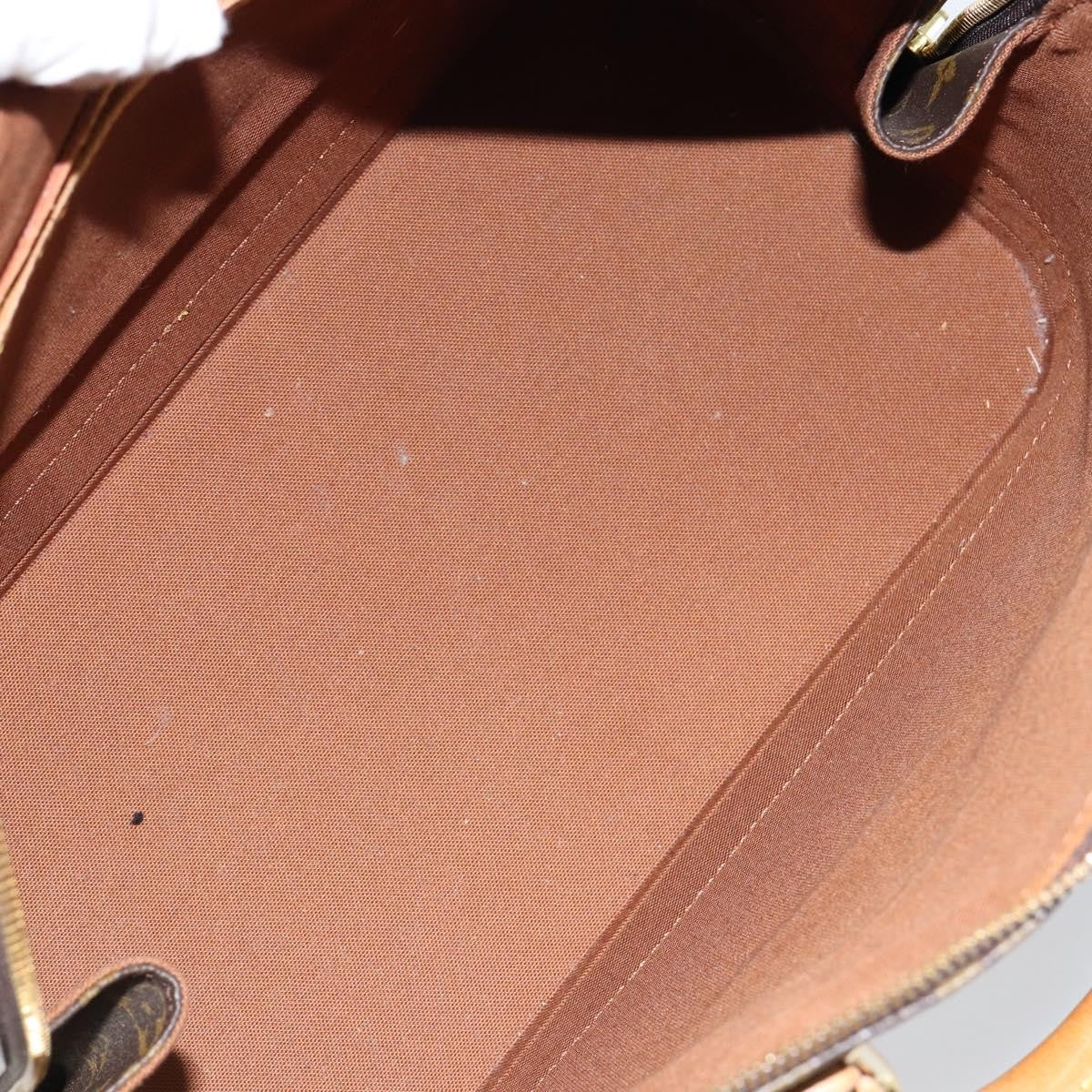 Louis Vuitton Alma Handbag Monogram Canvas, BROWN, CANVAS, Handbag