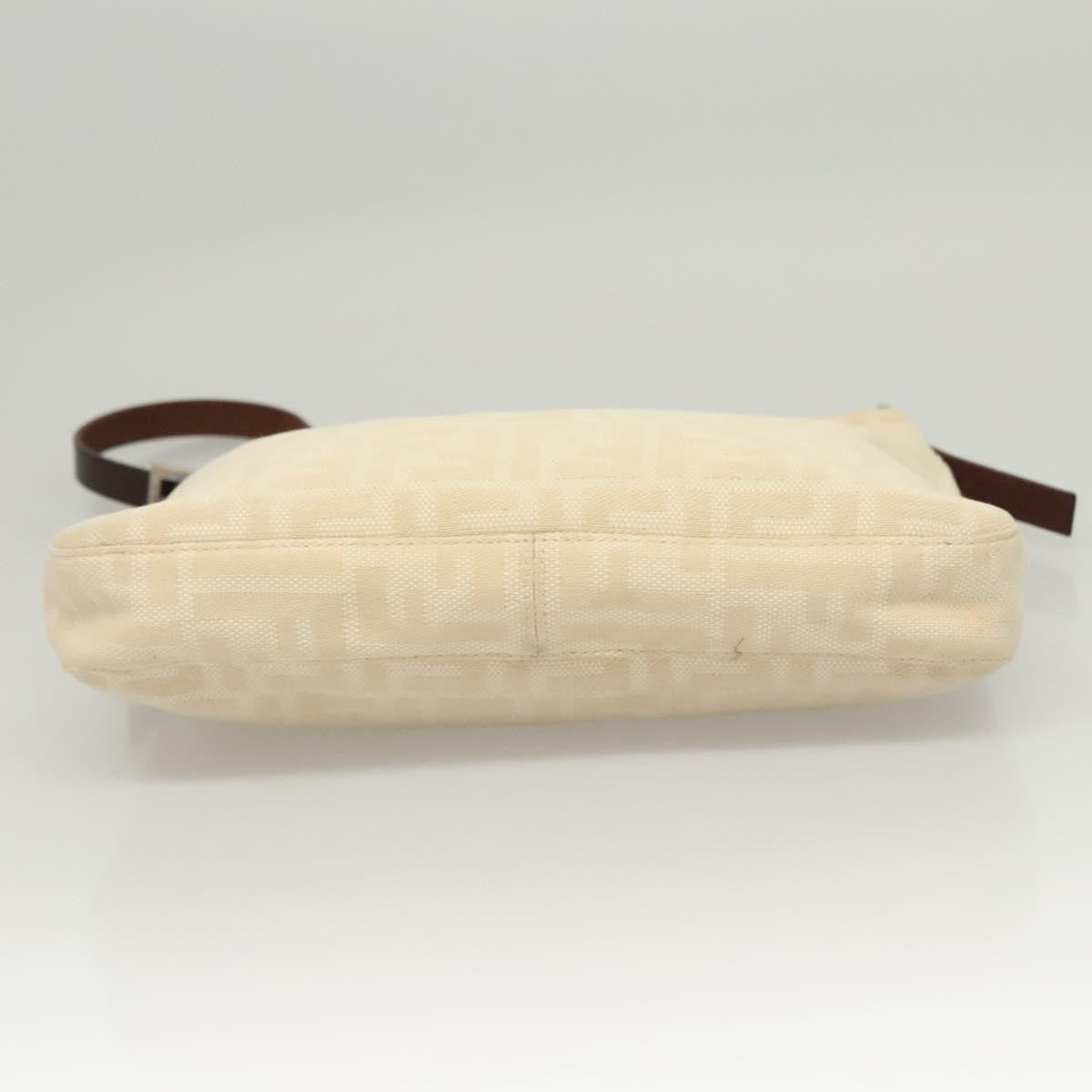 Fendi Mamma Baguette Shoulder Bag Canvas, BEIGE, CANVAS, Shoulder bag