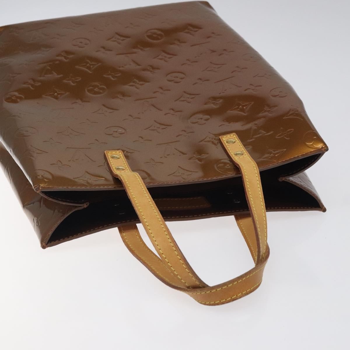 Louis Vuitton Reade Handbag Monogram Vernis, BROWN, PATENT_LEATHER, Handbag