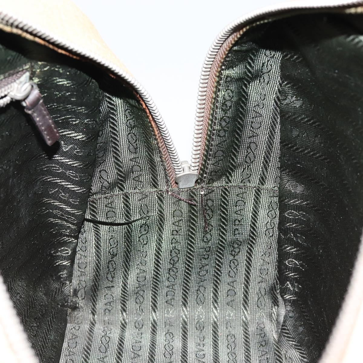 Prada Bauletto Bag Leather, BEIGE, LEATHER, Shoulder bag